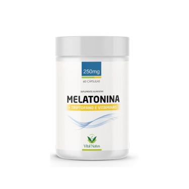 Imagem de Melatonina + Triptofano e Vitaminas 250mg 60 cápsulas - Vital Natus-Unissex