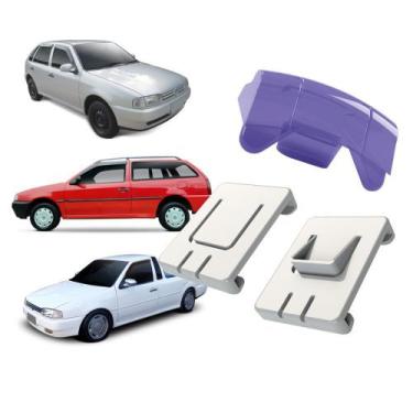 Imagem de Kit Deslize + Trava Do Banco Gol Parati Voyage G1 G2 G3 G4 - PLASTCAR