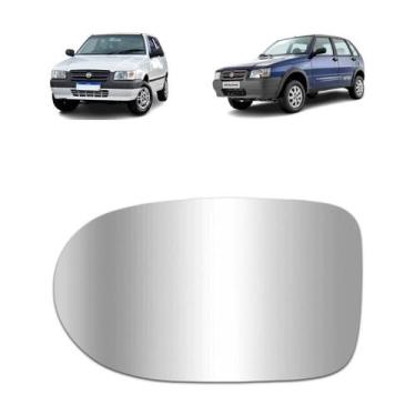 Imagem de Refil lente espelho retrovisor fiat uno economy 2011 a 2013 lado esque