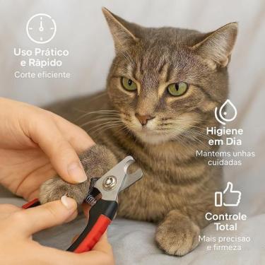 Imagem de Alicate Cortador para Unha de Pets e Animais Cachorro e Gato Cuidado e