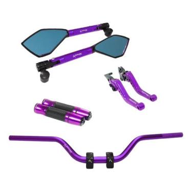 Imagem de Manete Manopla Retrovisor Guidão Factor Fz15 Fazer 150 250 - Stark Rac
