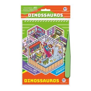 Imagem de Dinossauros Com Adesivos 3D