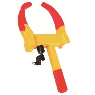 Imagem de Trava Roda Carro Moto Trailer Food Truck Estacionamento Bloqueador Par