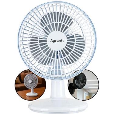 Imagem de Ventilador Mini Turbo 20cm Agratt Silencioso Portátil P/ Casa Escritór