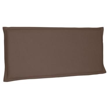 Imagem de Cabeceira Painel Estofada Cama Box Casal Queen Veneza 160cm Suede Cara