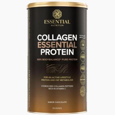 Imagem de Collagen Protein 30 Doses Lata 457,5g Essential Nutrition, Chocolate