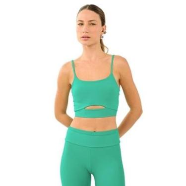 Imagem de Top Colcci Malha Sport Verde Kalani Feminino-Feminino