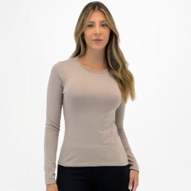Imagem de Blusa Malwee Básica Manga Longa Gola Redonda Feminina-Feminino
