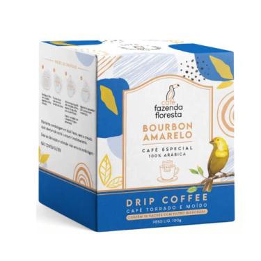 Imagem de Café Drip Bourbon Amarelo Fazenda Floresta  100g