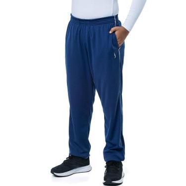 Imagem de Calça Esportiva Com Detalhes Laterais Elite, Marinho, Gelo, 12