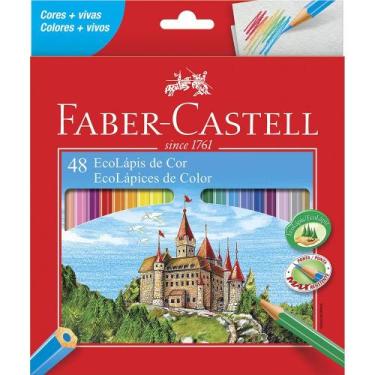 Imagem de Lápis de Cor Faber-Castell 48 Cores Sextavado