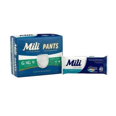 Imagem de Fralda Roupa Mili Vita Pants Adulto G/XG 16UN, G/XG