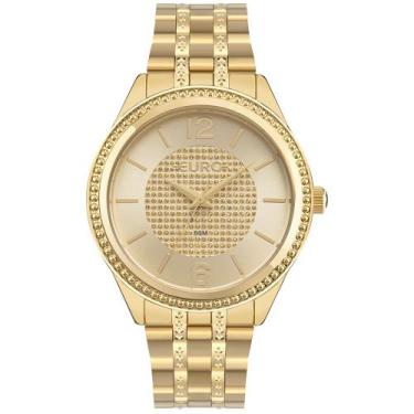 Imagem de Relógio Euro Feminino Glitz Dourado - EU2035YXA/4D