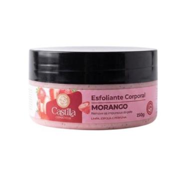 Imagem de Esfoliante Corporal Morango Castilla Cosméticos 150g  Limpa Esfolia Pe