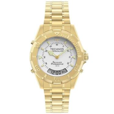 Imagem de Relógio de pulso Technos Masculino Skydiver Dourado T20557S/49B