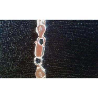 Imagem de Pulseira Transada Feminina Prata 925 5 Fios 19cm X 7nm - Lojas La&Amp;