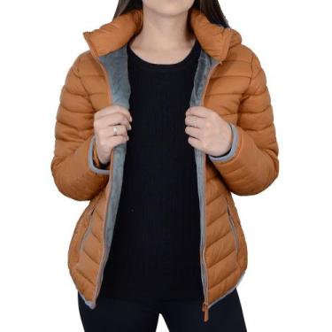 Imagem de Jaqueta Feminina Alpelo Fake Down Peluciada Mostarda - 200257, 40