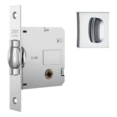 Imagem de Fechadura Para Porta De Banheiro Rolete Pivotante Cr Stam