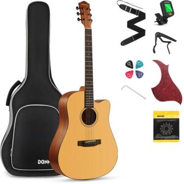 Imagem de Kit Violão Acústico Donner DAG-1C