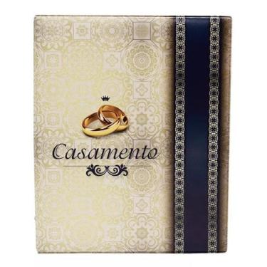 Imagem de Álbum Fotográfico Luxo Casamento 20x25 Para 60 Fotos - Capture Álbuns 