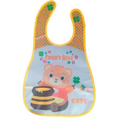 Imagem de Babadores Plastificados - anjo da mamãe, Dourado, Unico