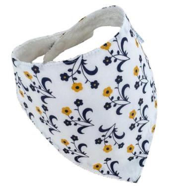 Imagem de Babador Bandana Slim - Floral Delicado FB - 1 peça - CRIVALE