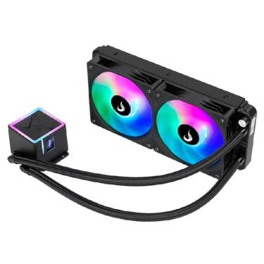 Imagem de Water Cooler Rise Mode Black 240mm RGB Rainbow 2000RPM - RM-WCB-02-RBW
