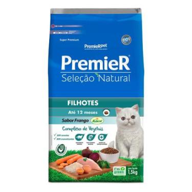 Imagem de Ração Premier Seleção Natural Gatos Filhotes 1,5 Kg - PREMIER PET, 302