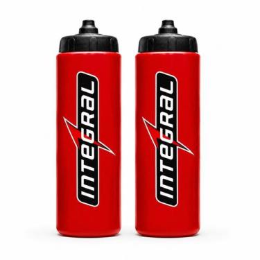 Imagem de Kit 2 Squeeze Garrafa 800ml Integralmedica Academia Água Fitness Bike 