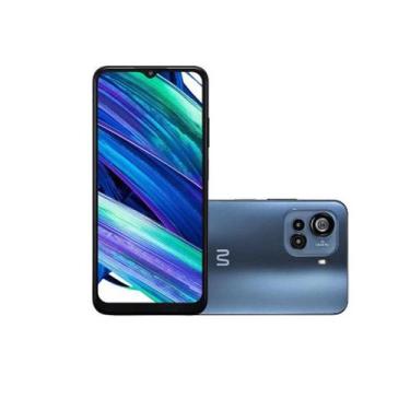 Imagem de Lote 05 smartphone multi g pro 3 4g 128gb tela 6.5 4gb ram preto p9179