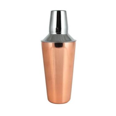 Imagem de Coqueteleira Aço Inox Bronze 750ml Mimo Style Saldão