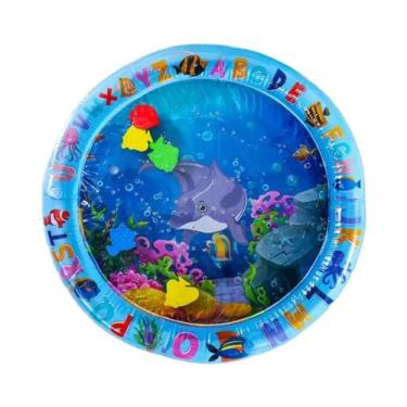 Imagem de Tapete Sensorial Inflável Para Animais De Estimação Com Tema De Peixes