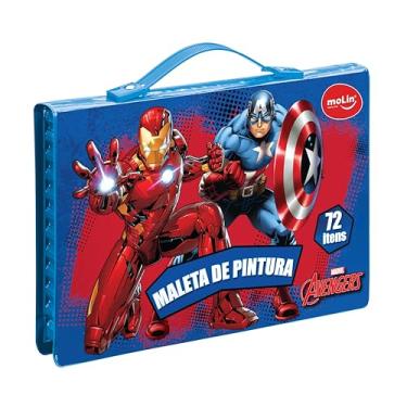 Imagem de Molin Maleta de Pintura Avengers - Maleta com 72 Itens
