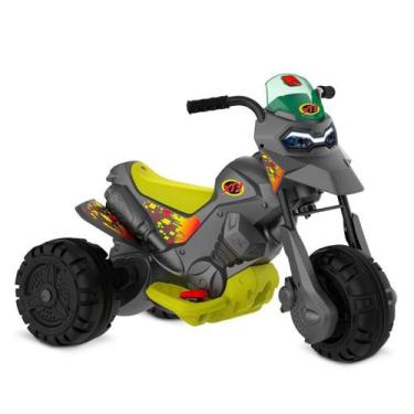 Imagem de Moto Elétrica Bandeirante Infantil XT3 Até 25kg Cinza