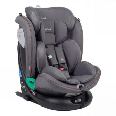 Imagem de Cadeira para carro Nonna isofix e giro 360 Infanti Cinza Asfalto