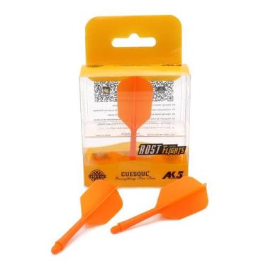Imagem de Varetas de Dardo CUESOUL AK5 Formato Slim Laranja 28mm