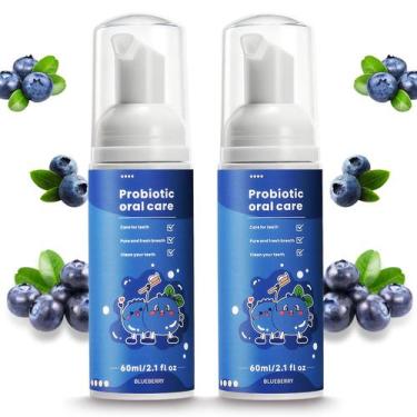 Imagem de Creme Dental ELOTAME Foam Kids - Sem Flúor, Mirtilo e Hortelã