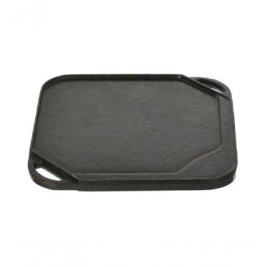 Imagem de Chapa Bifeteira Dupla Face 24x24cm Ferro Alças Cozimento Uniforme Sant