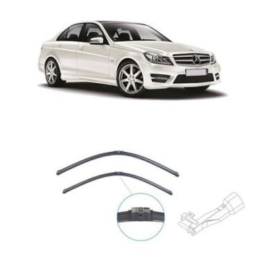 Imagem de Par Palheta Limpador Para-brisa Mercedes C180 2008 A 2011 - VETOR