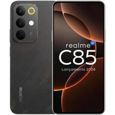 Imagem de Realme C85 256GB 8GB RAM Snapdragon 144Hz Câmera 50MP IP68 Preto, 256G
