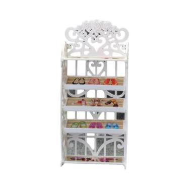 Imagem de Acessórios De Mobiliário Para Casa De Bonecas Barbie, Cama, Espelho, R