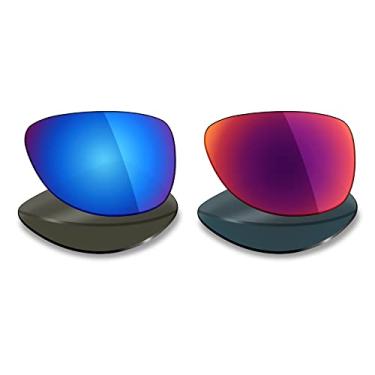 Imagem de 2 pares de lentes polarizadas de substituição da Mryok para óculos de sol Oakley Felon – Opções