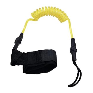 Imagem de Tongina Prancha de Surfe Paddle Safety Rod Elastic Leash Boats Raft Stretch Cord Strap - Amarelo