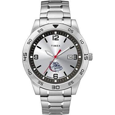 Imagem de Timex Tribute Relógio masculino Citation 42 mm Quartzo com pulseira de aço inoxidável, Gonzaga Bulldogs, Relógio de quartzo