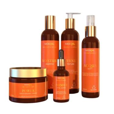 Imagem de Genérico Kit de Óleos para Cabelo - Óleo Coconut & Argan - Nutritivo, Hidratante, Suavizando - 5 Unidades