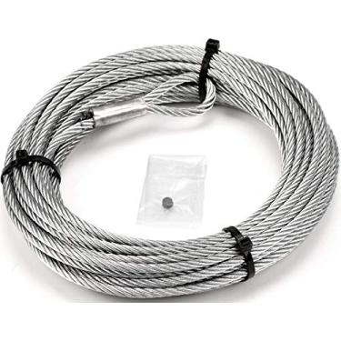 Imagem de WARN Peça de serviço 100972 - Kit de substituição de corda de guincho de arame, serve para: guinchos VRX e AXON - 2,2 cm x 1,5 m