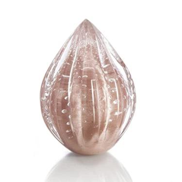 Imagem de Vaso Pinha Em Cristal Murano Rosa - São Marcos 16cm