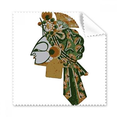 Imagem de Chinês Sombra Brinquedo Cabeça Retrato Pano de Limpeza de Tela de Telefone Limpador de Óculos 5 peças