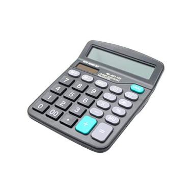 Imagem de Calculadora de mesa, bateria solar de 12 dígitos calculadora de escritório com visor LCD grande, botão sensível grande, calculadoras de mesa de energia dupla (1)