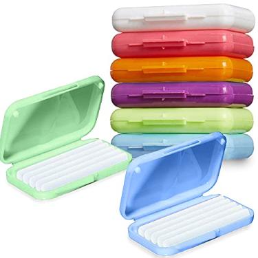 Imagem de Ceras ortodônticas para os dentes, pacote com 6 unidades de cera ortodôntica para os usuários de aparelhos (pacote com 6, colorido)